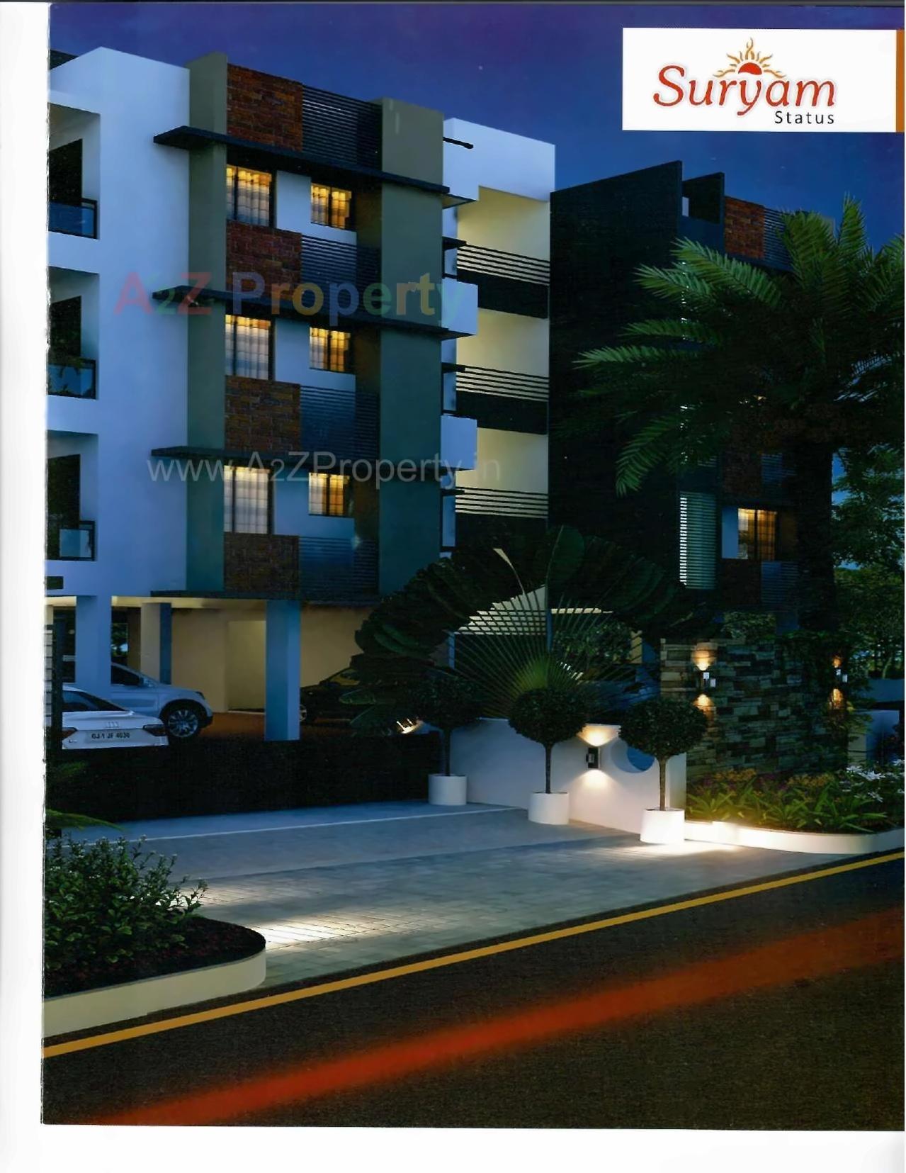 3D Elevation of real estate project Suryam Status located at Raysan, Gandhinagar, Gujarat