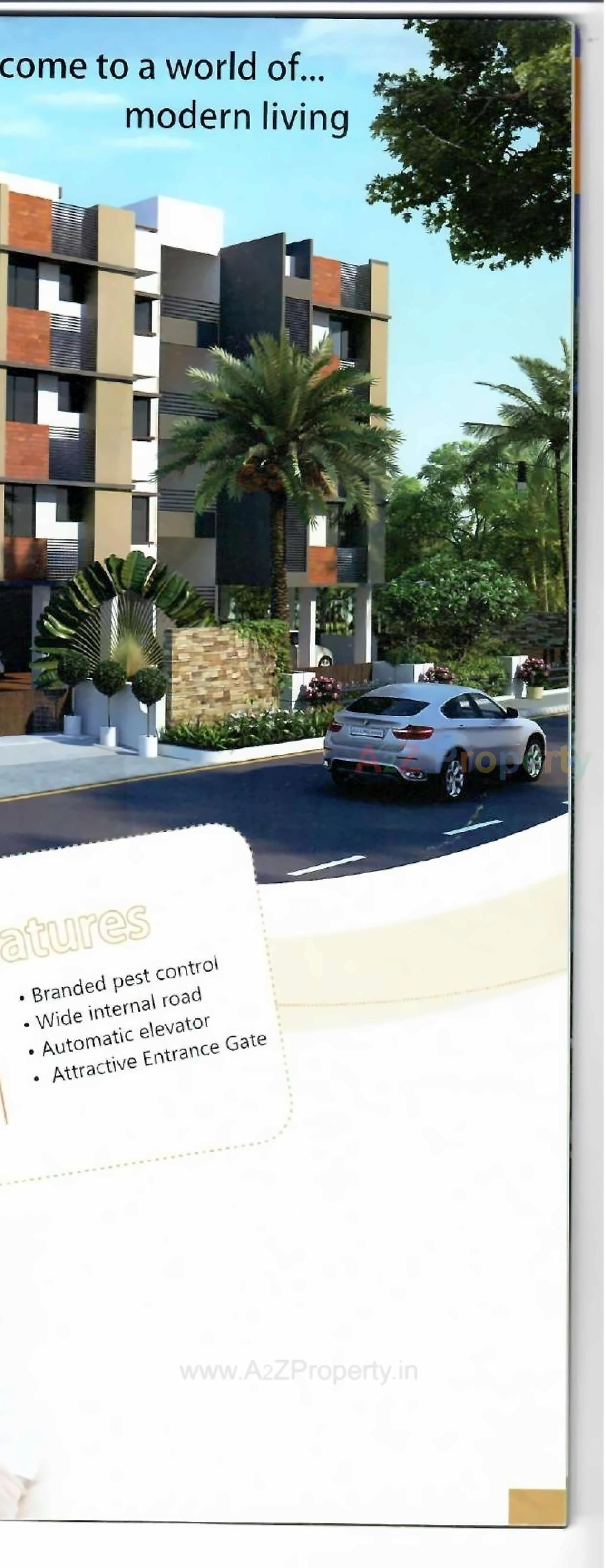 3D Elevation of real estate project Suryam Status located at Raysan, Gandhinagar, Gujarat