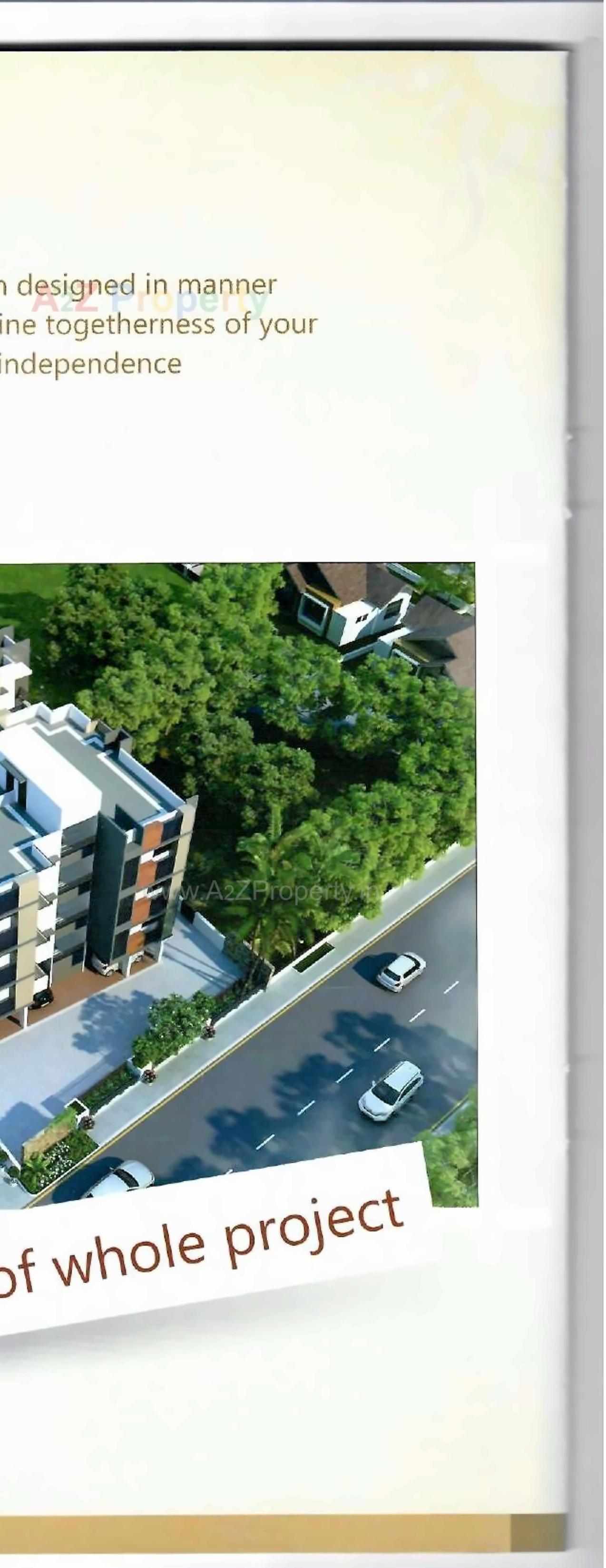 3D Elevation of real estate project Suryam Status located at Raysan, Gandhinagar, Gujarat