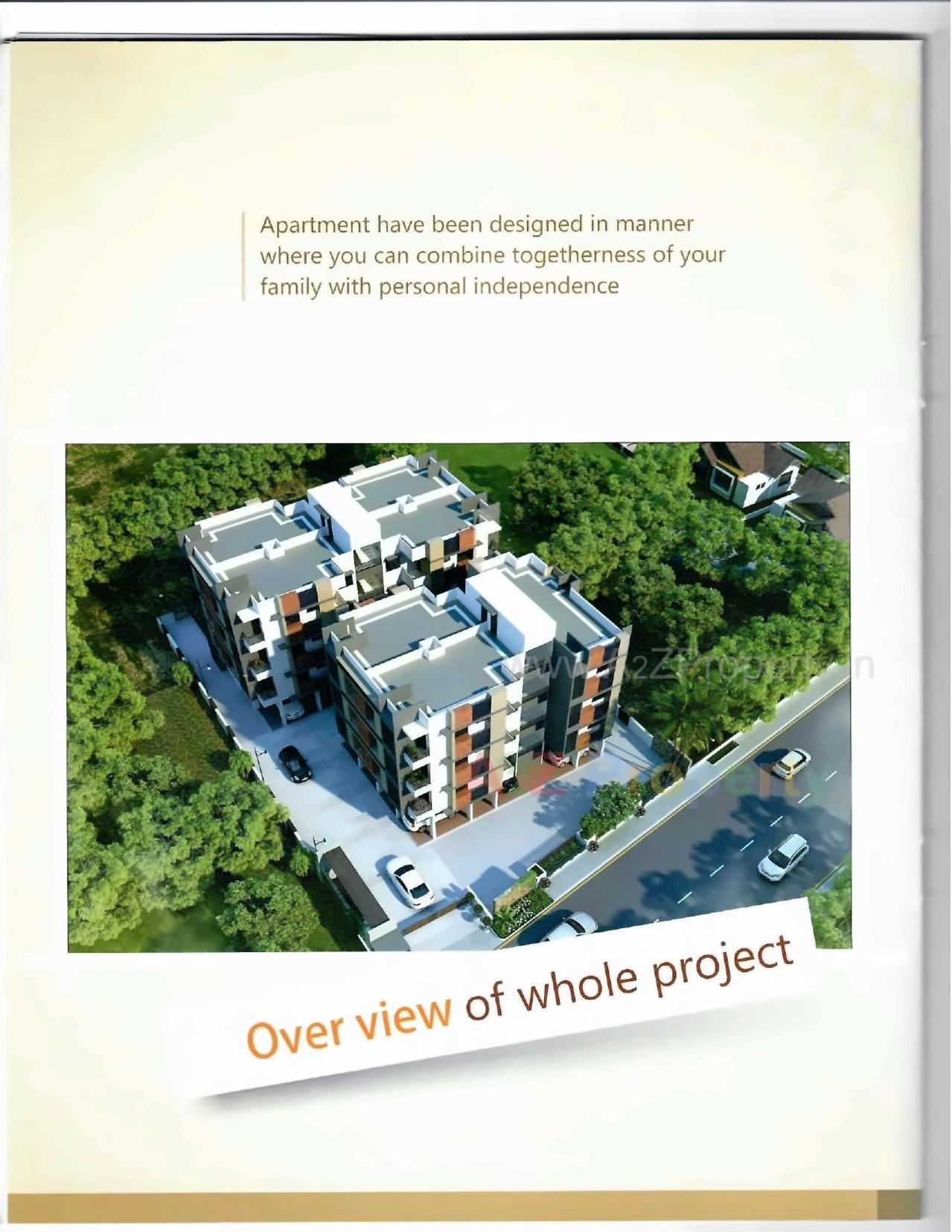 3D Elevation of real estate project Suryam Status located at Raysan, Gandhinagar, Gujarat