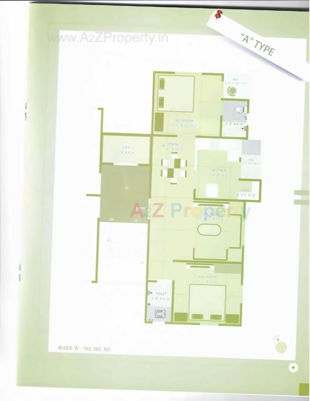 Layout of real estate project Suryam Status located at Raysan, Gandhinagar, Gujarat