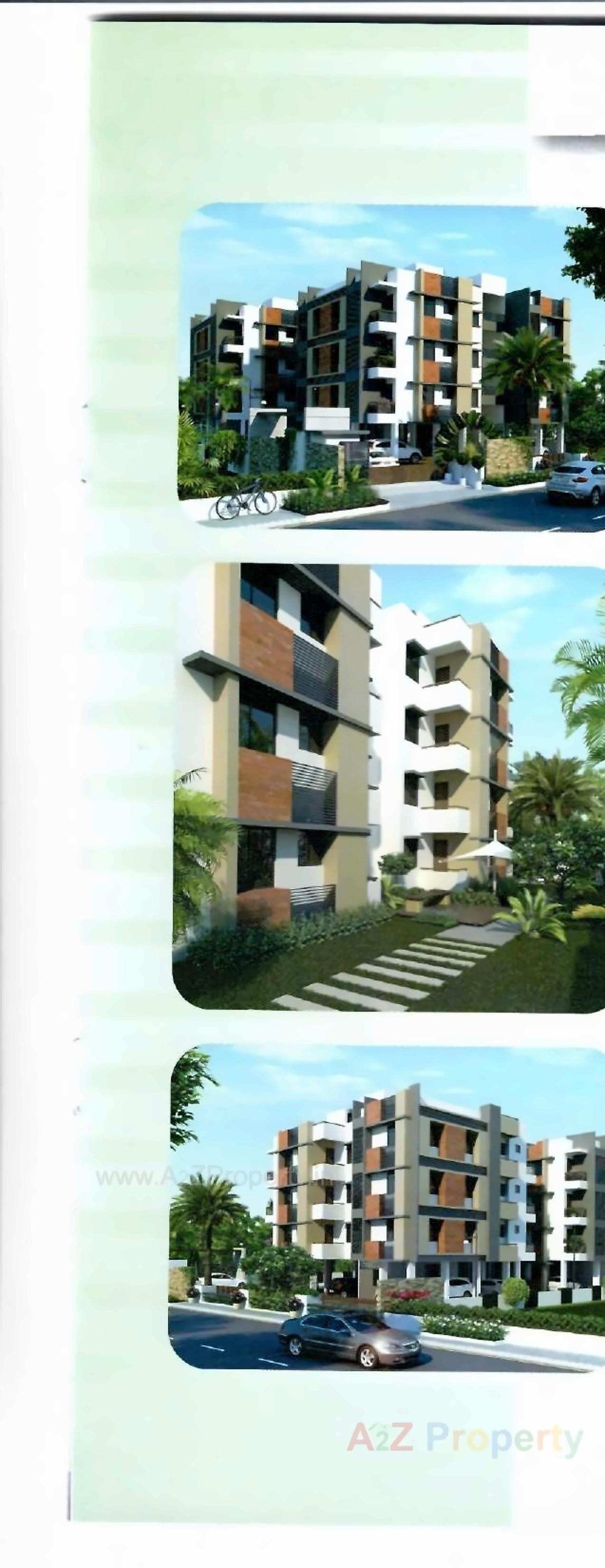 3D Elevation of real estate project Suryam Status located at Raysan, Gandhinagar, Gujarat