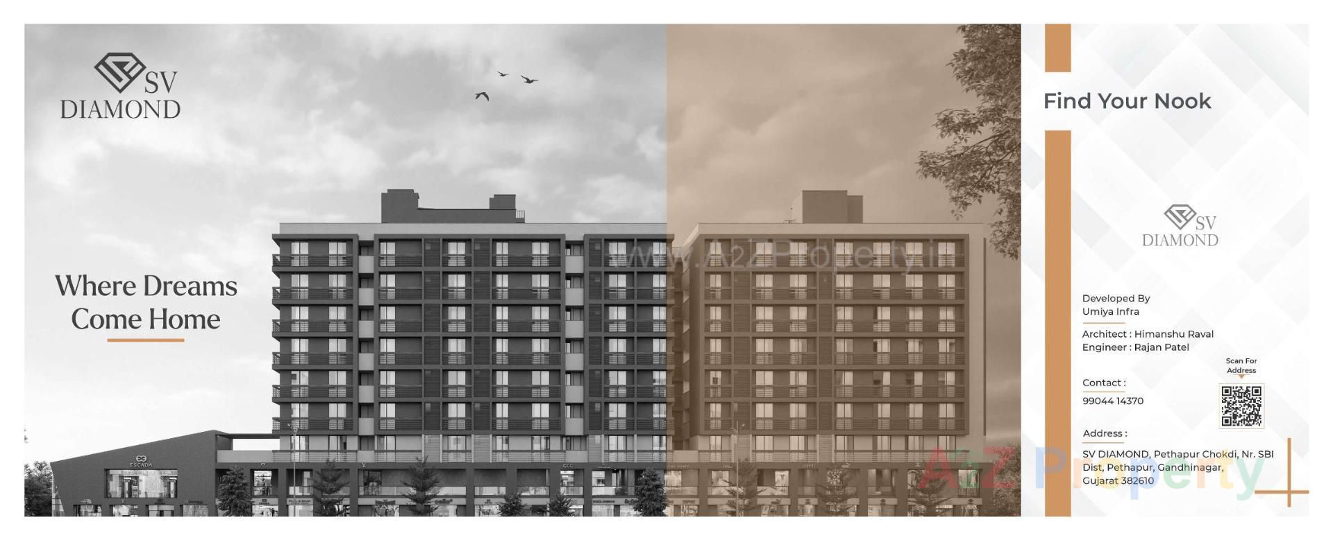  of real estate project Sv Diamond located at Pethapur, Gandhinagar, Gujarat