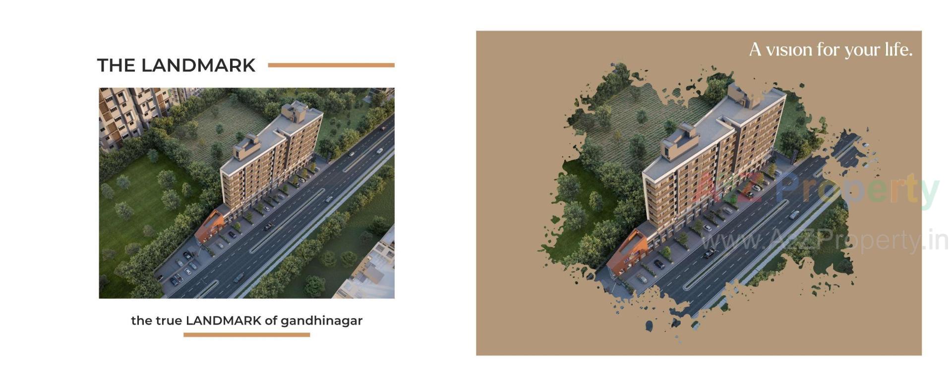 3D Elevation of real estate project Sv Diamond located at Pethapur, Gandhinagar, Gujarat