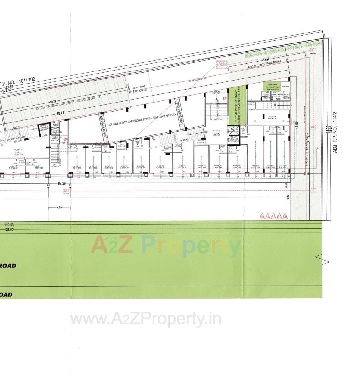 Layout of real estate project Sv Diamond located at Pethapur, Gandhinagar, Gujarat