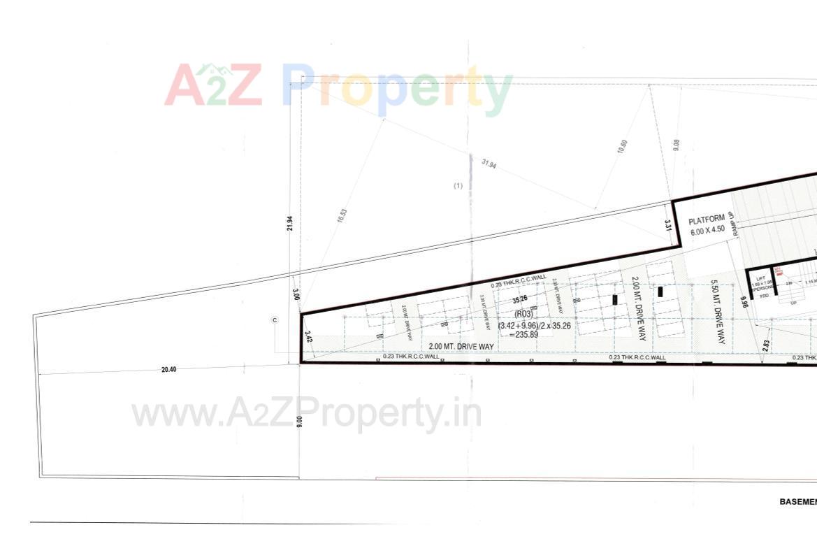 Layout of real estate project Sv Diamond located at Pethapur, Gandhinagar, Gujarat