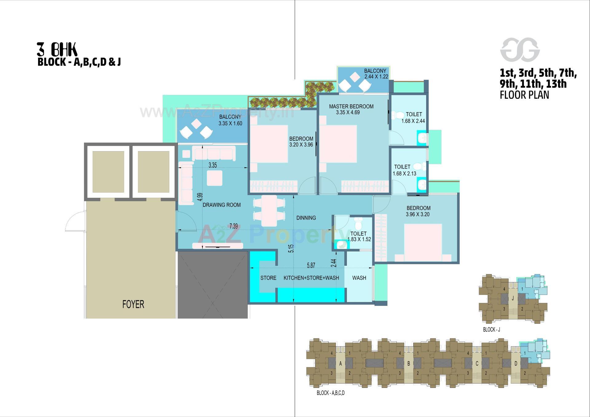 Layout of real estate project Swagat Glassglow located at Sargasan, Gandhinagar, Gujarat