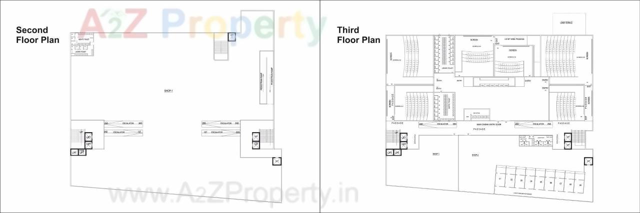 Layout of real estate project Swagat Holidaymall located at Sargasan, Gandhinagar, Gujarat