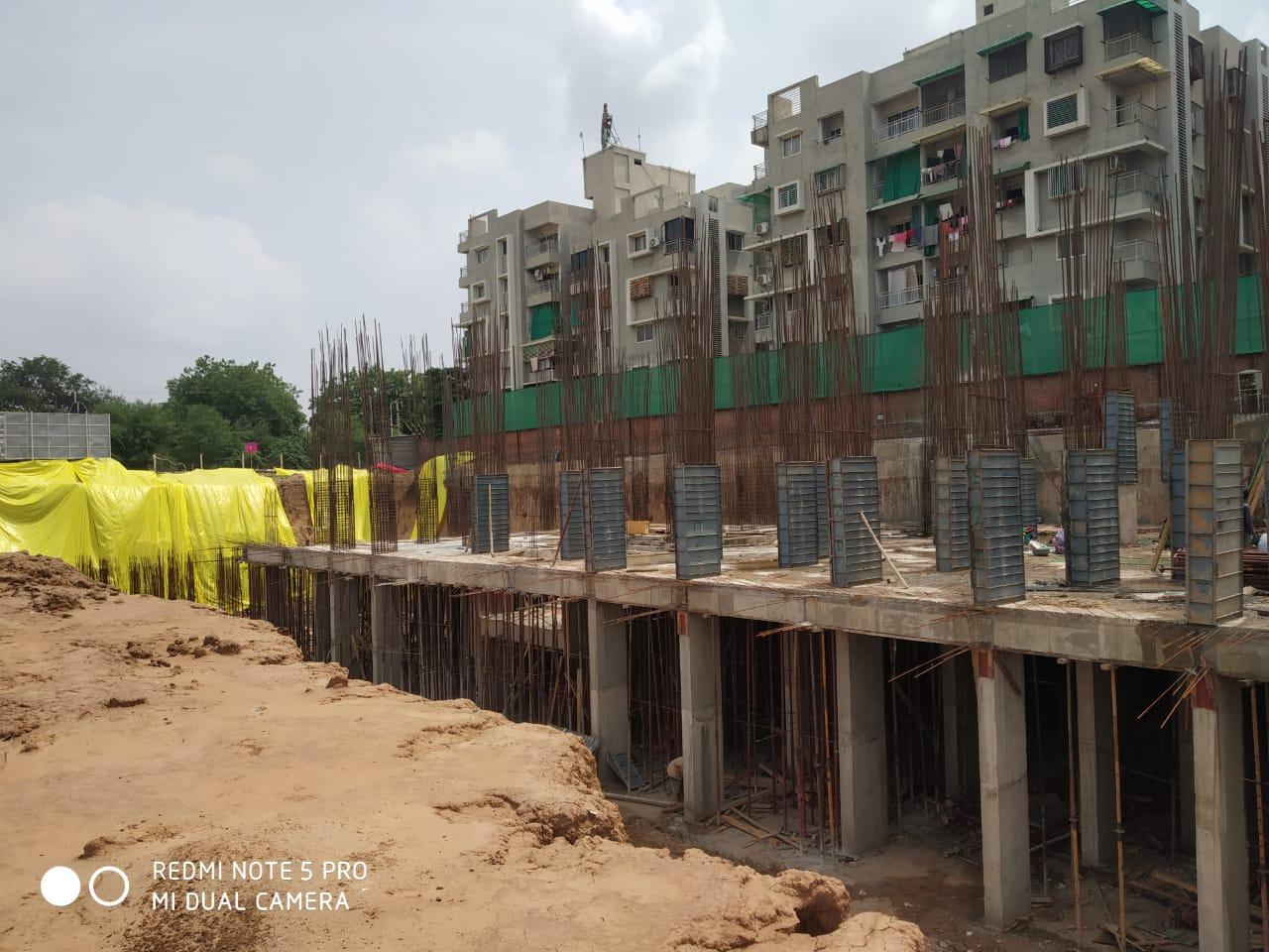 189152_const of real estate project Swagat Queen's Land located at Sargasan, Gandhinagar, Gujarat