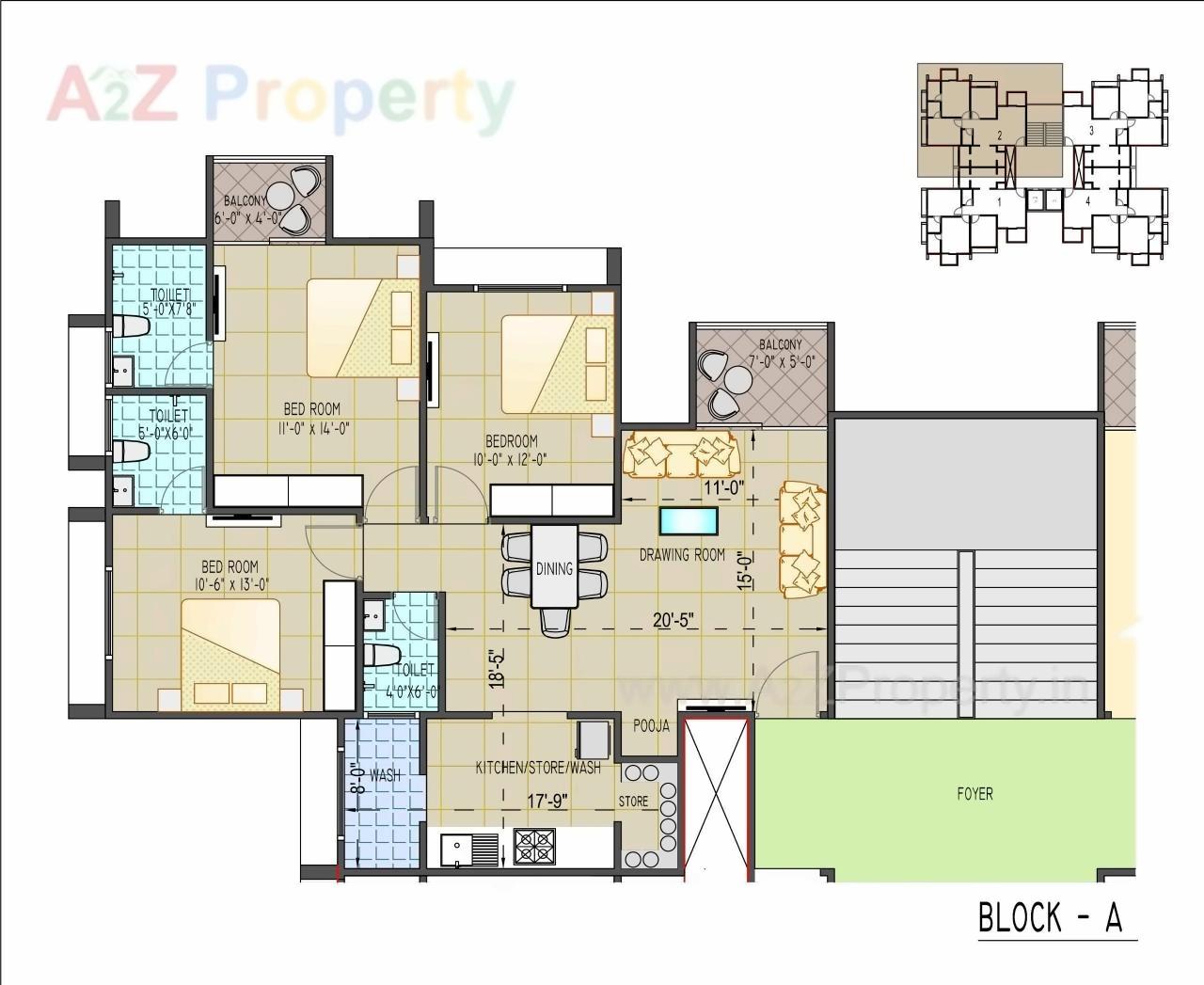Layout of real estate project Swagat Queen's Land located at Sargasan, Gandhinagar, Gujarat