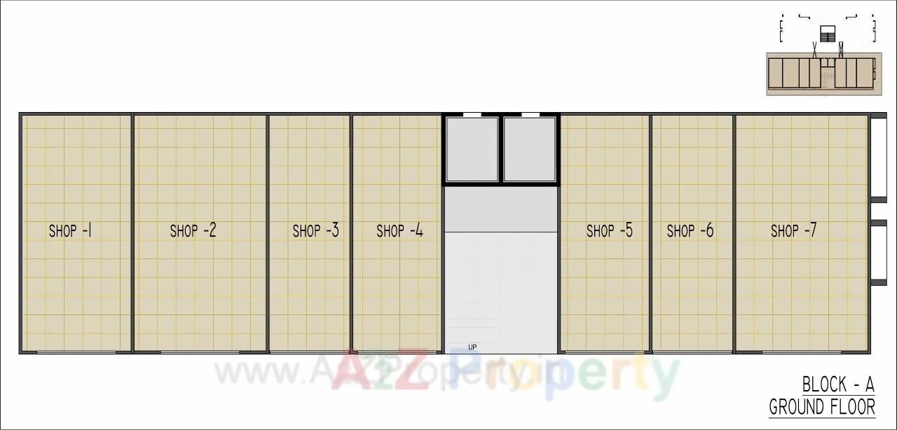 Layout of real estate project Swagat Queen's Land located at Sargasan, Gandhinagar, Gujarat