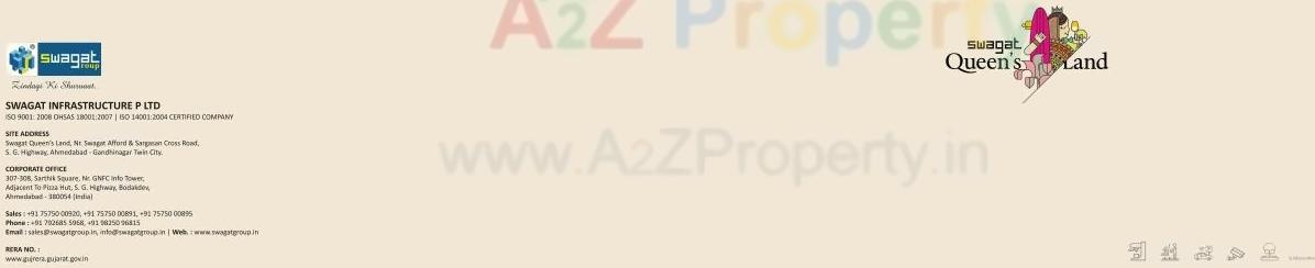  of real estate project Swagat Queen'sland located at Sargasan, Gandhinagar, Gujarat