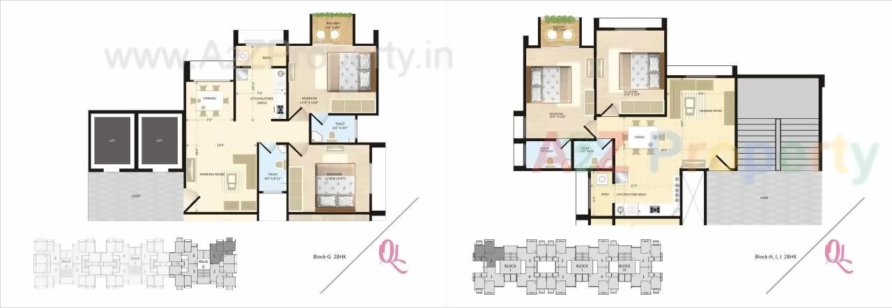 Layout of real estate project Swagat Queen'sland located at Sargasan, Gandhinagar, Gujarat