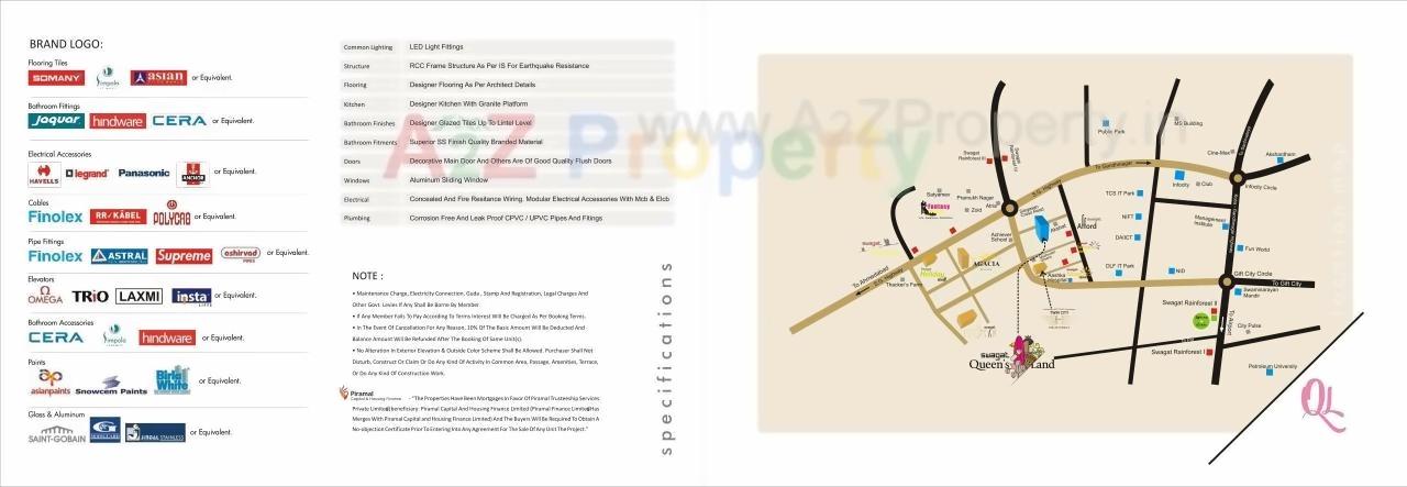  of real estate project Swagat Queen'sland located at Sargasan, Gandhinagar, Gujarat