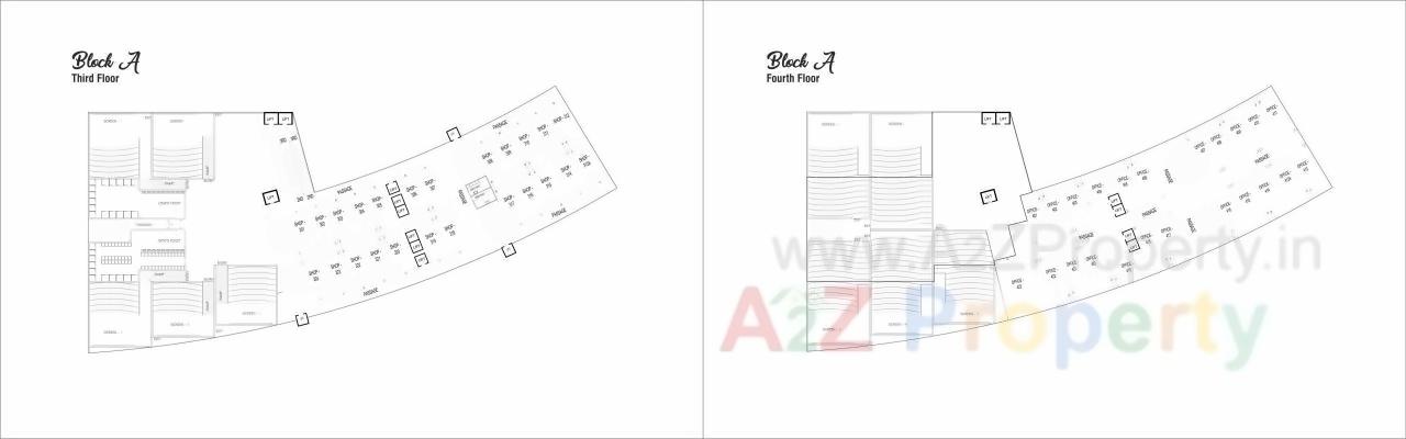 Layout of real estate project Swagat Twincity Highstreet located at Sargasan, Gandhinagar, Gujarat