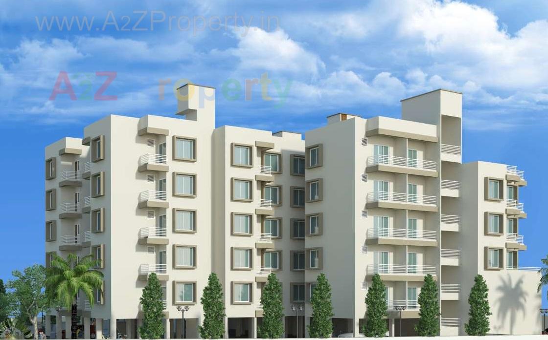 3D Elevation of real estate project Swagat located at Mansa, Gandhinagar, Gujarat
