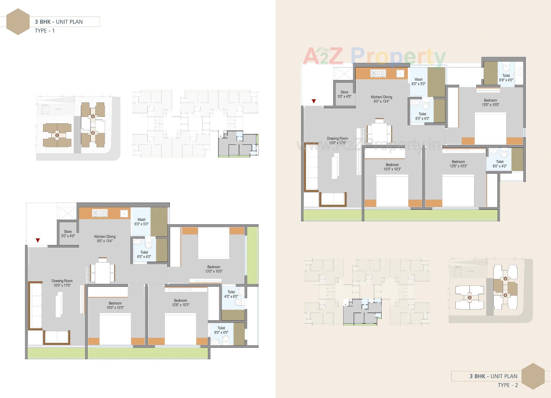 Layout of real estate project Swamev Imperia located at Sargasan, Gandhinagar, Gujarat