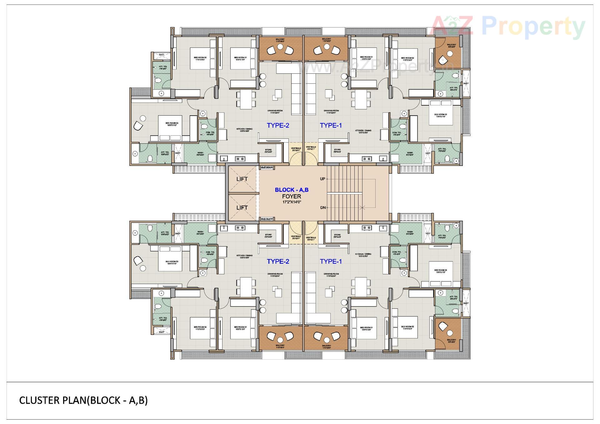 Layout of real estate project Swara Crystal located at Sargasan, Gandhinagar, Gujarat