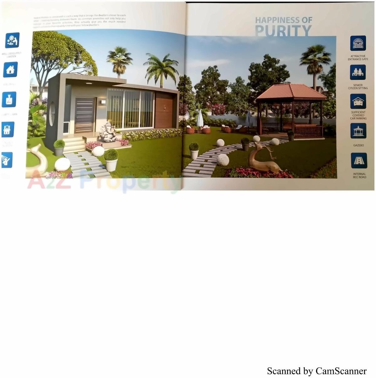 3D Elevation of real estate project Swara Homes located at Kudasan, Gandhinagar, Gujarat