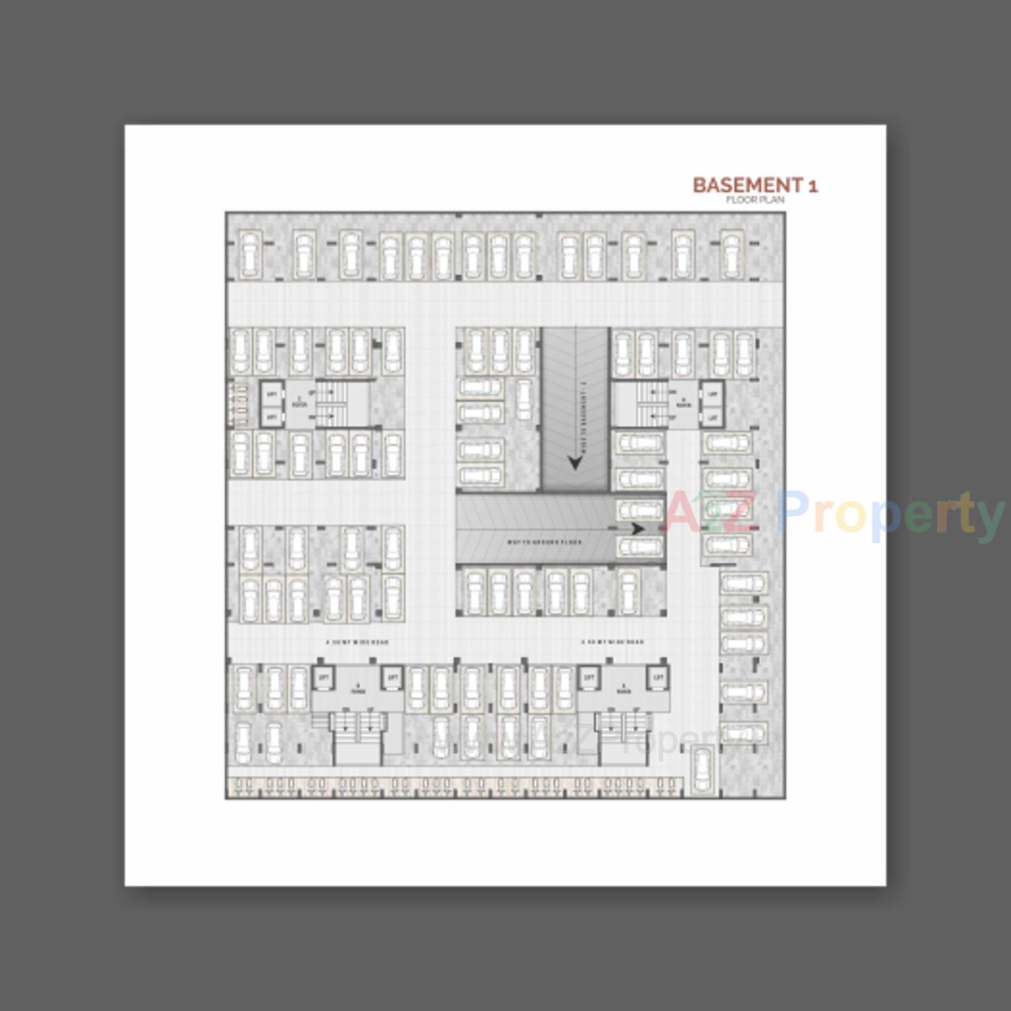 Layout of real estate project Swara Sargam located at Gandhinagar, Gandhinagar, Gujarat
