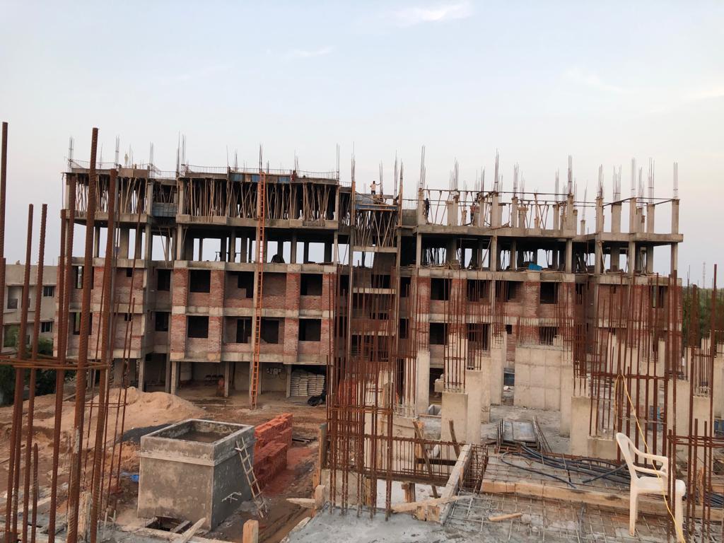 168517_const of real estate project Swarna Amrut Heights located at Kolavada, Gandhinagar, Gujarat