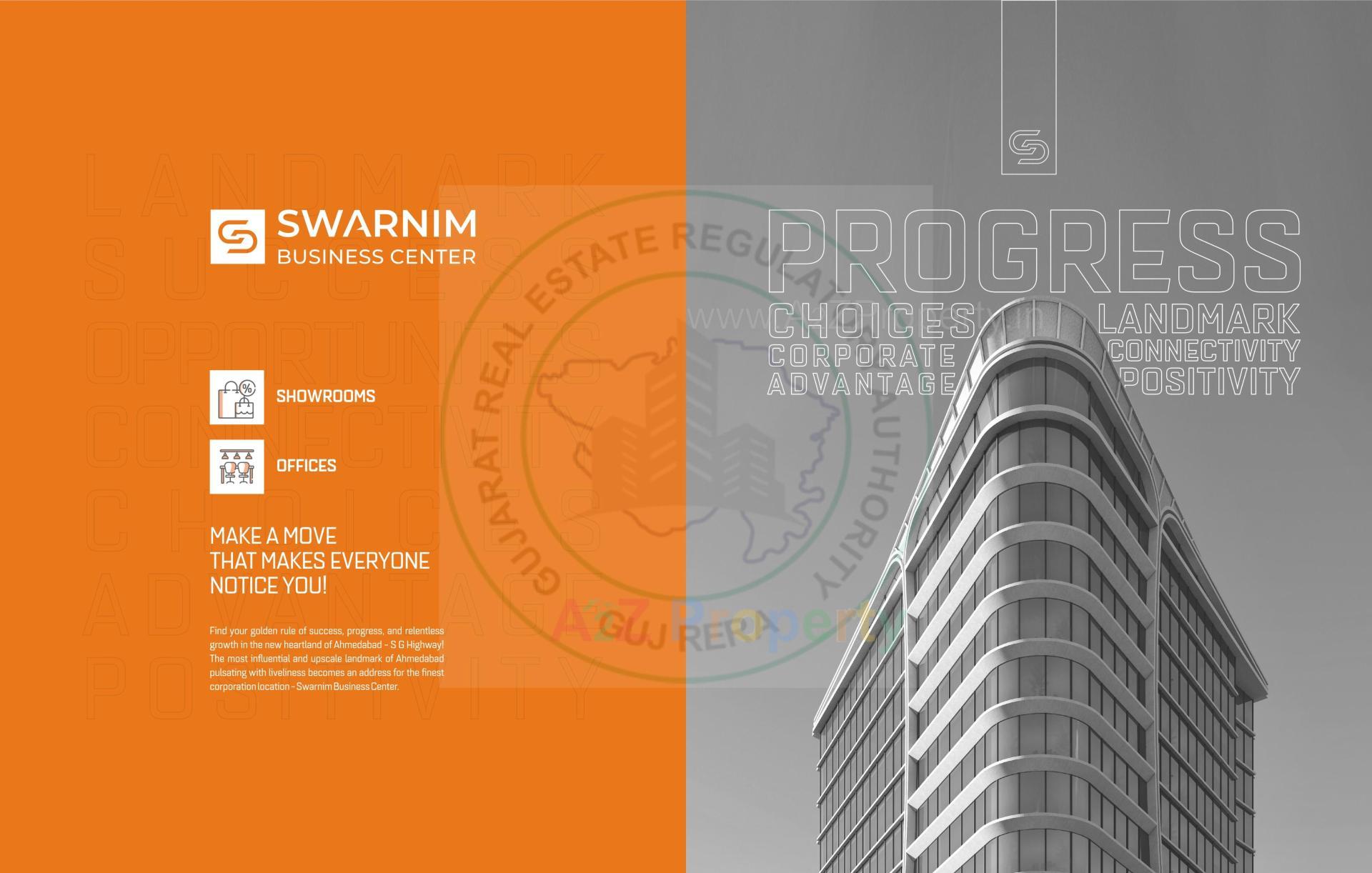  of real estate project Swarnim Business Center located at Khoraj, Gandhinagar, Gujarat