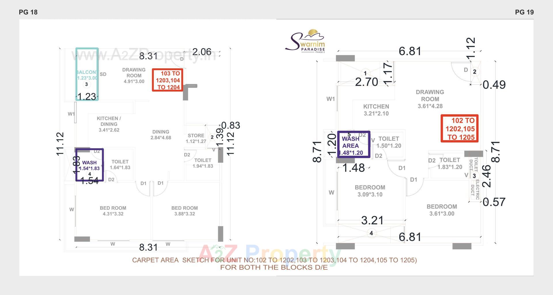 Layout of real estate project Swarnim Paradise located at Vavol, Gandhinagar, Gujarat