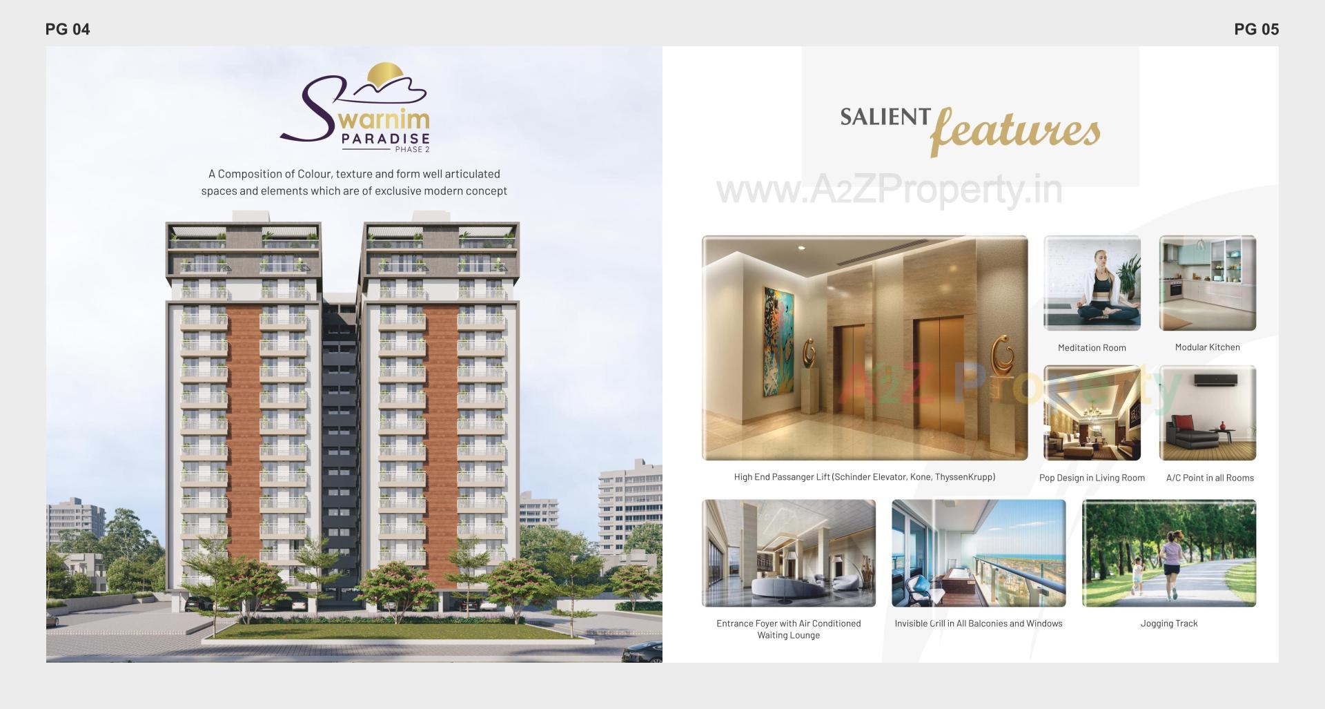  of real estate project Swarnim Paradise located at Vavol, Gandhinagar, Gujarat