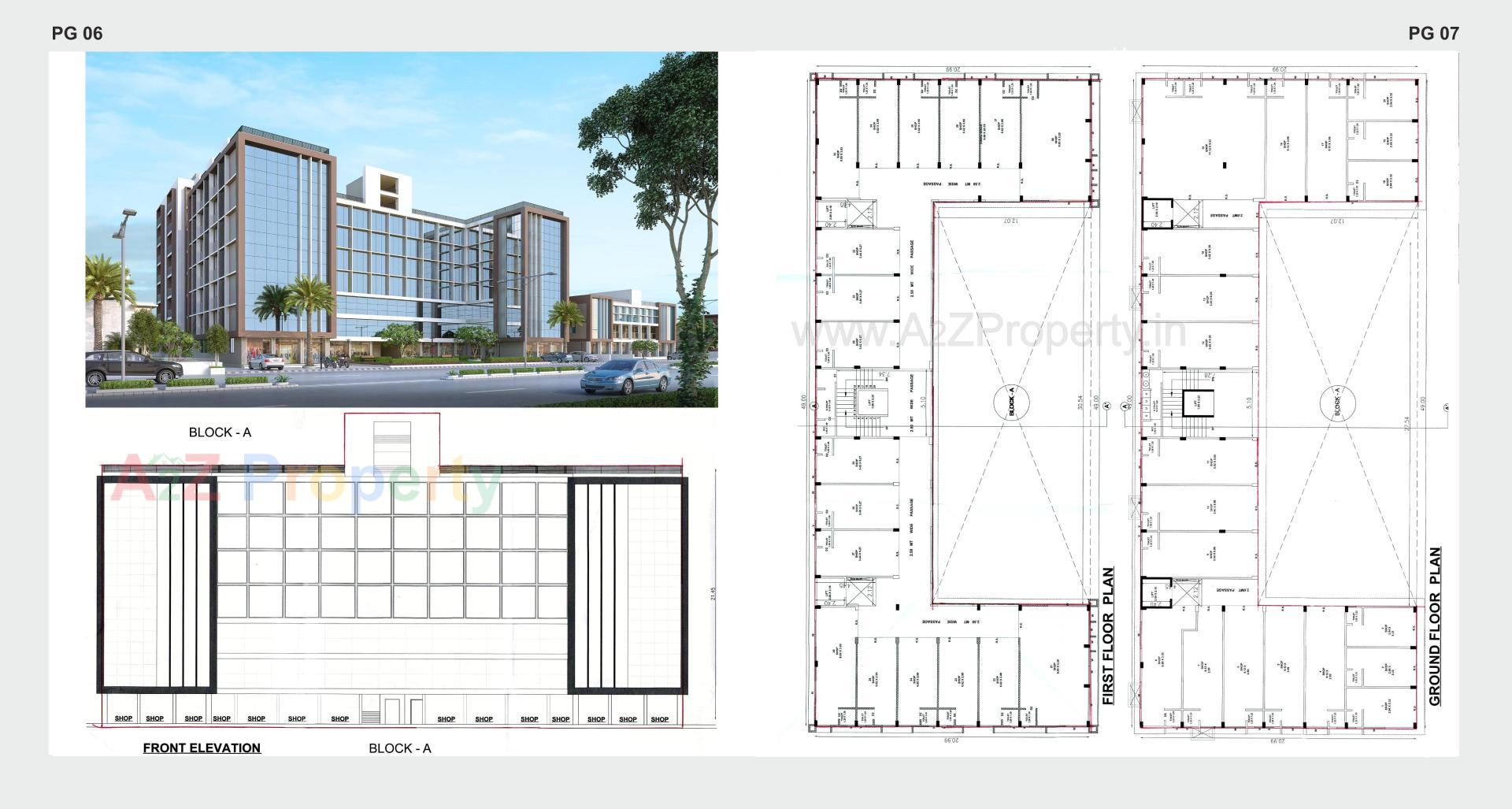 Layout of real estate project Swarnim Paradise located at Vavol, Gandhinagar, Gujarat