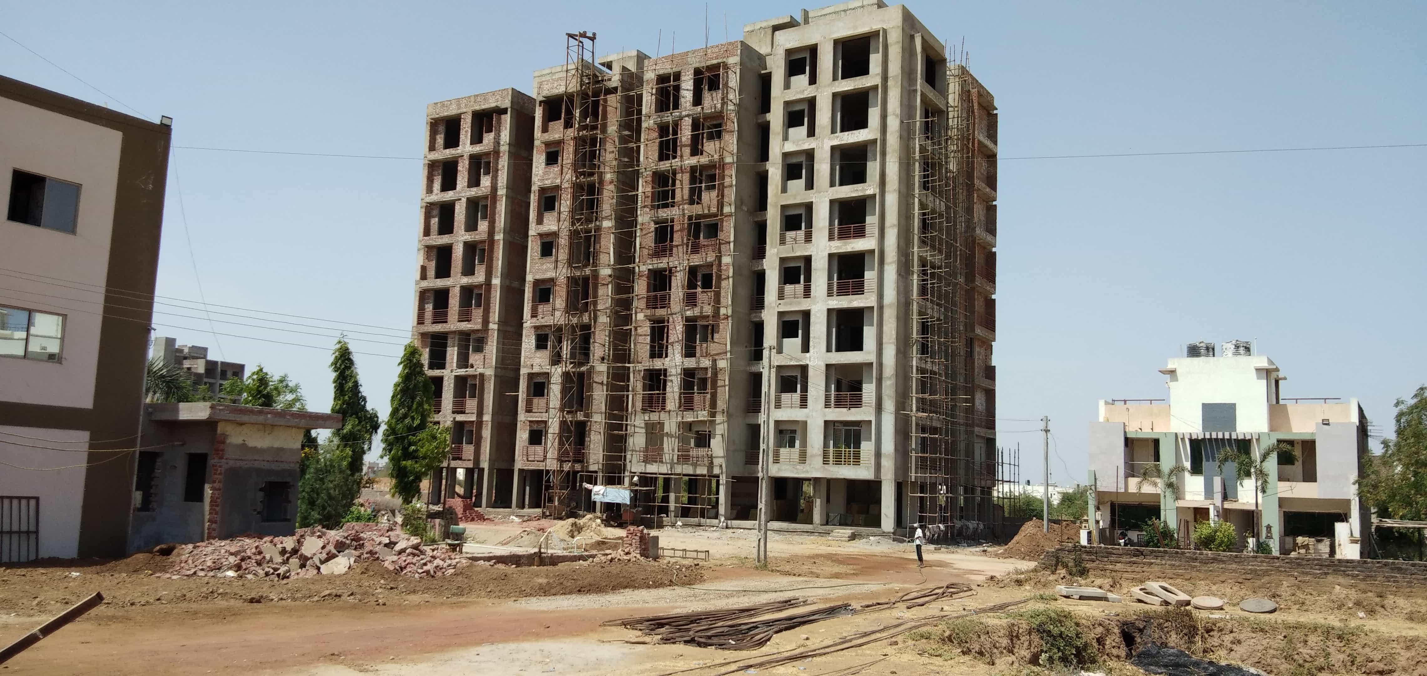 128993_const of real estate project Swarnim Paradise located at Vavol, Gandhinagar, Gujarat