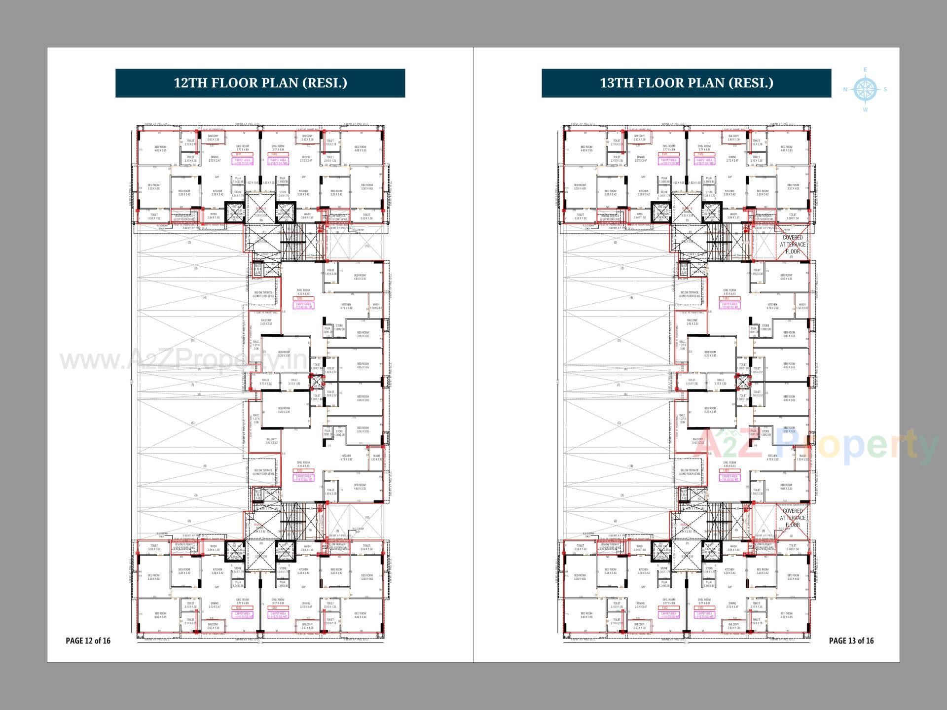 Layout of real estate project Swarnim Skyline located at Adalaj, Gandhinagar, Gujarat