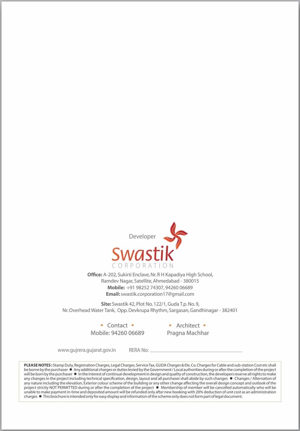  of real estate project Swastik located at Gandhinagar, Gandhinagar, Gujarat