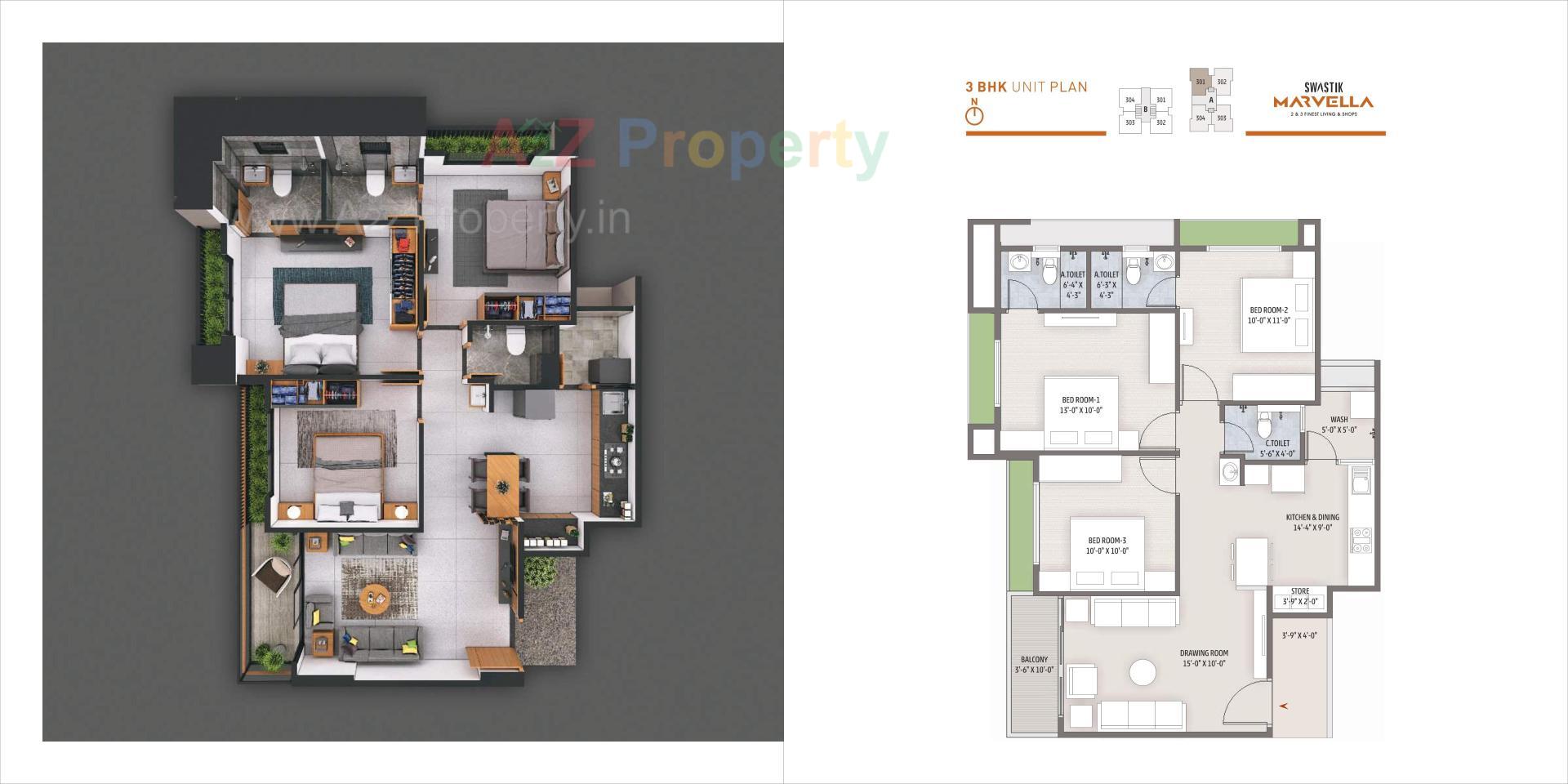 Layout of real estate project Swastik Marvella located at Zundal, Gandhinagar, Gujarat