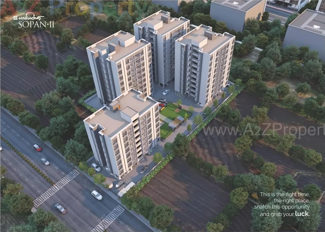 3D Elevation of real estate project Swastik Sopan located at Randesan, Gandhinagar, Gujarat