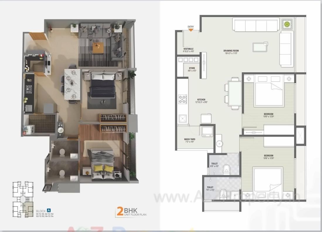 Layout of real estate project Swastik Sopan located at Randesan, Gandhinagar, Gujarat