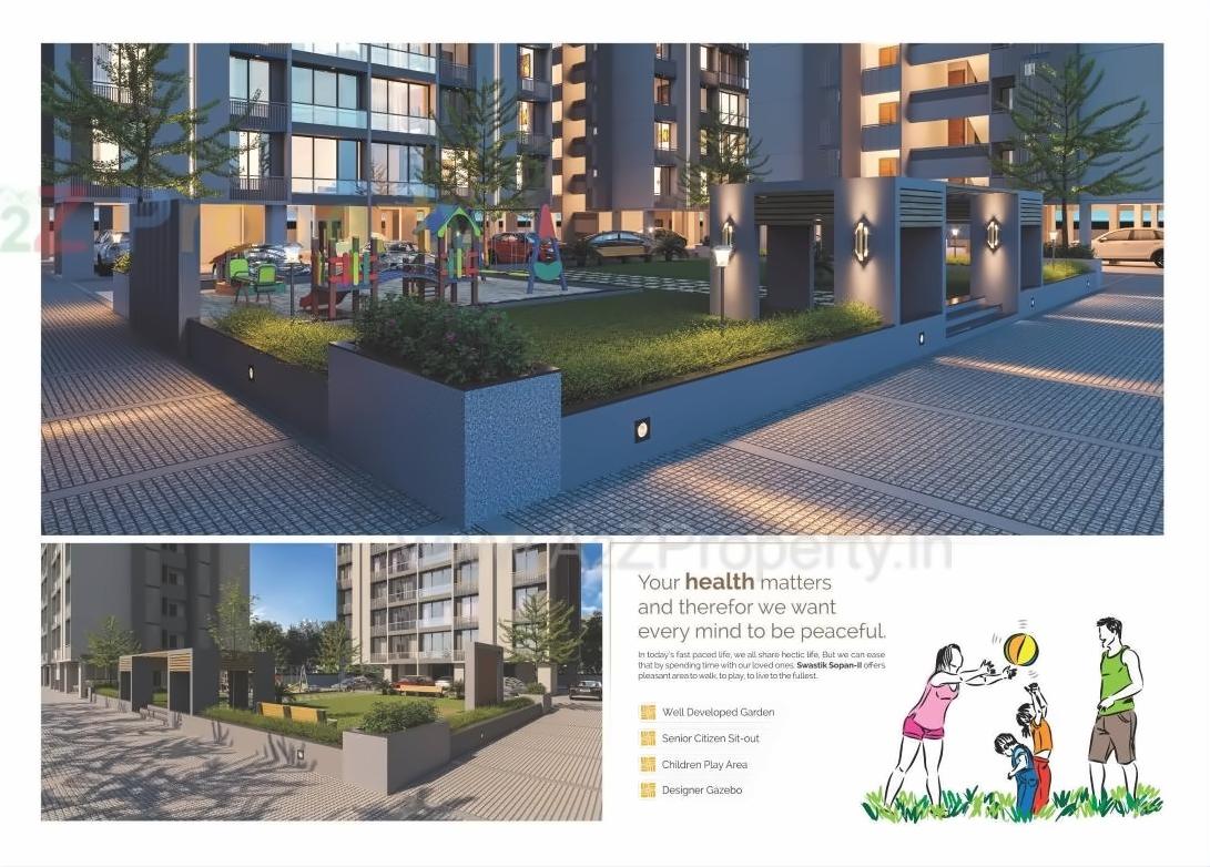 3D Elevation of real estate project Swastik Sopan located at Randesan, Gandhinagar, Gujarat