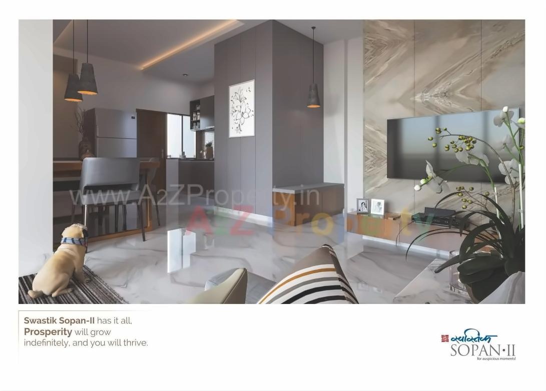 3D Elevation of real estate project Swastik Sopan located at Randesan, Gandhinagar, Gujarat