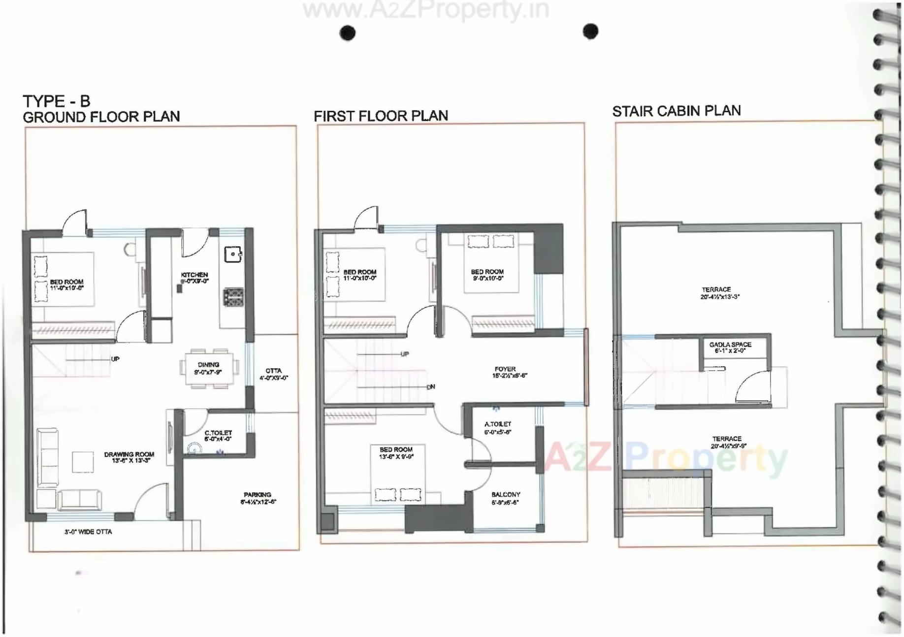 Layout of real estate project Swayam Bungalows located at Gandhinagar, Gandhinagar, Gujarat