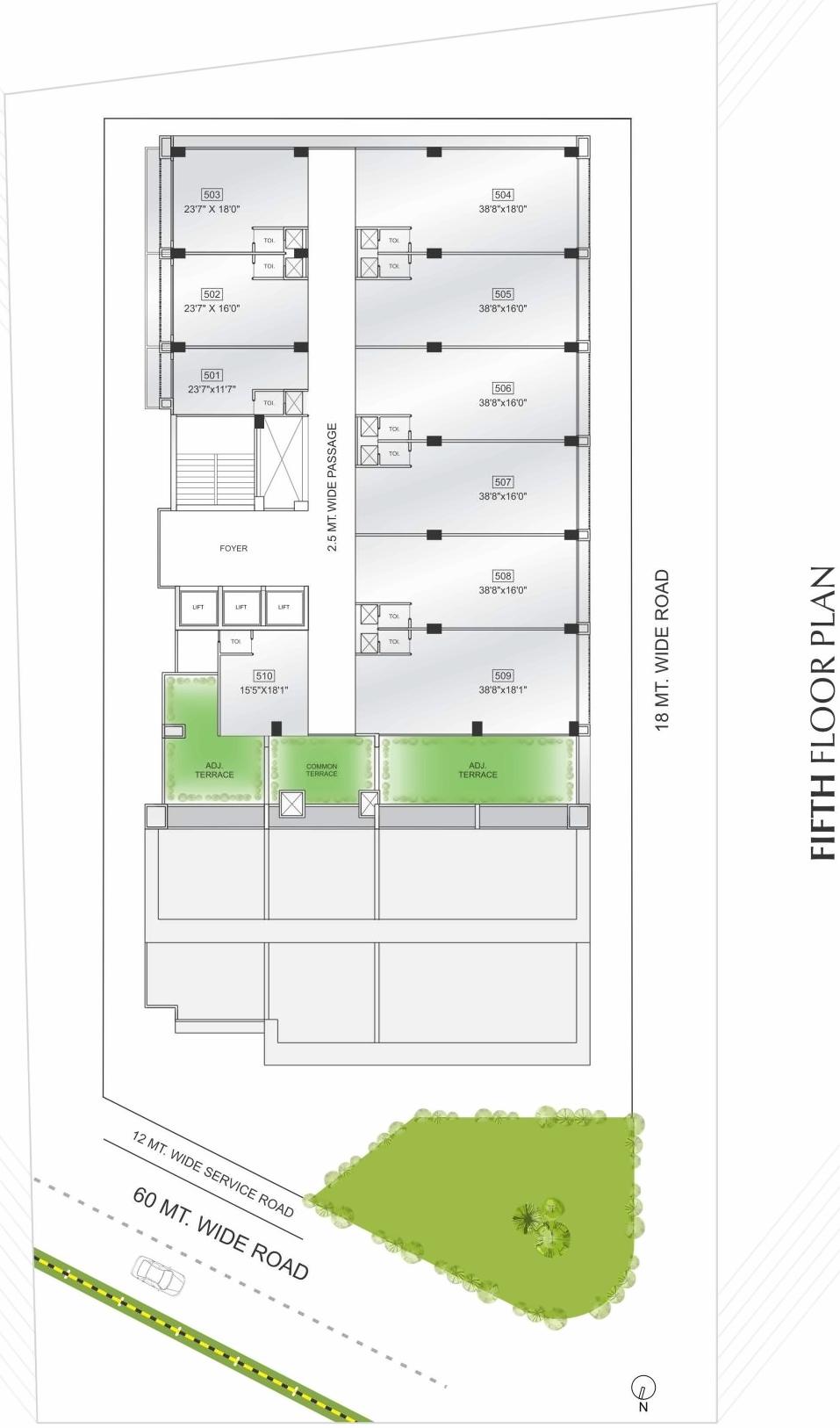  of real estate project Synergy Space located at Sargasan, Gandhinagar, Gujarat