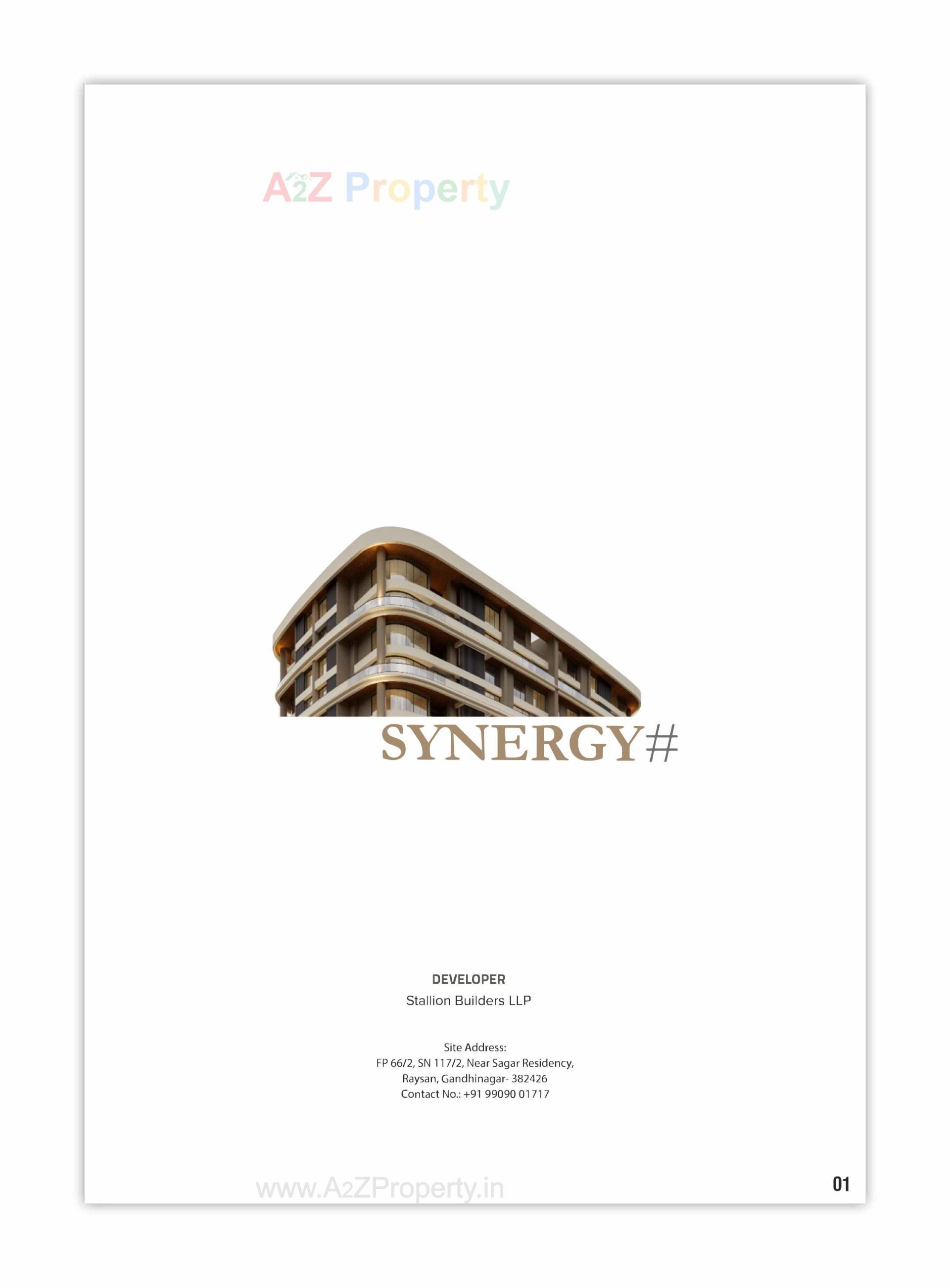  of real estate project Synergy # located at Raysan, Gandhinagar, Gujarat