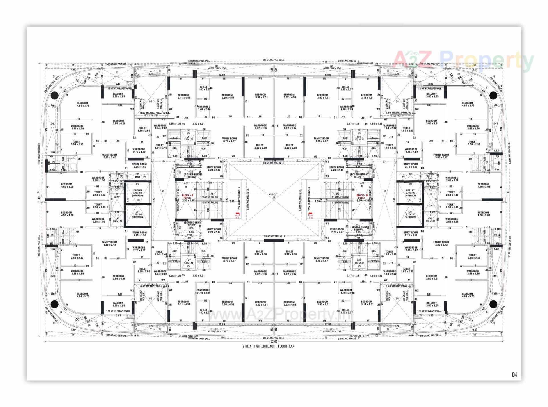 Layout of real estate project Synergy # located at Raysan, Gandhinagar, Gujarat