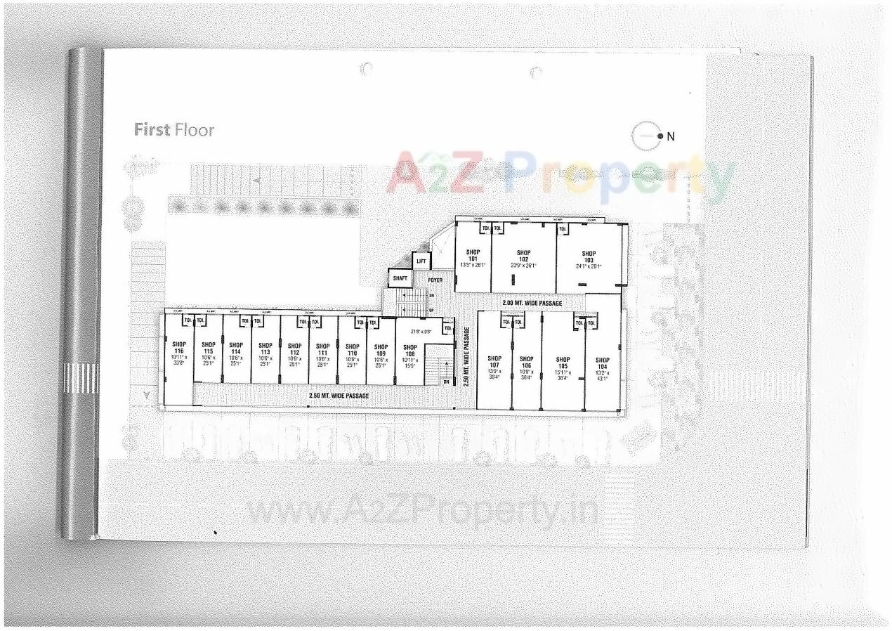 Layout of real estate project Syphon Gardenia located at Nana-chiloda, Gandhinagar, Gujarat
