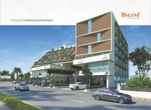 Elevation of real estate project Tangent located at Sargasan, Gandhinagar, Gujarat