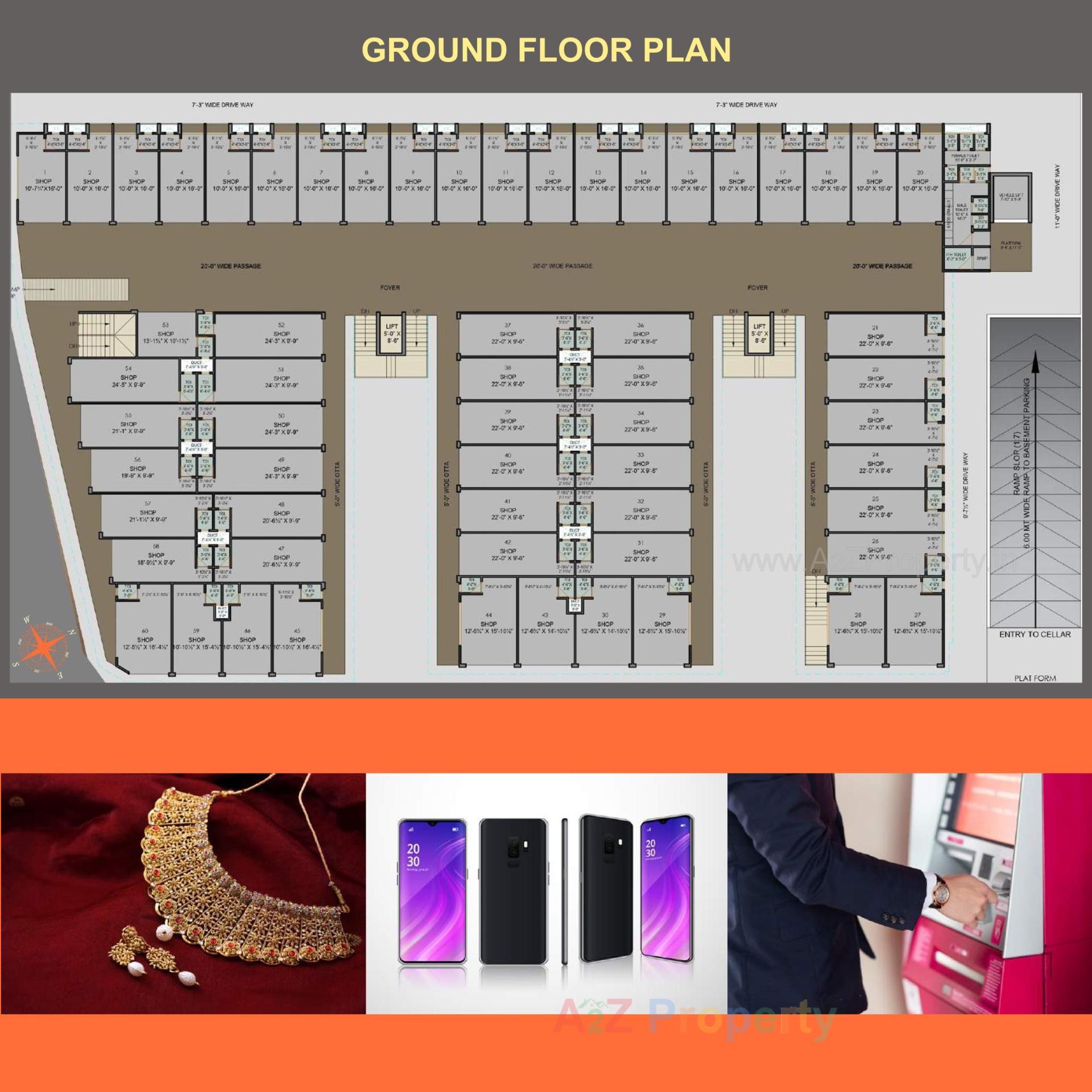 Layout of real estate project Tatva Elegance located at Dehgam, Gandhinagar, Gujarat