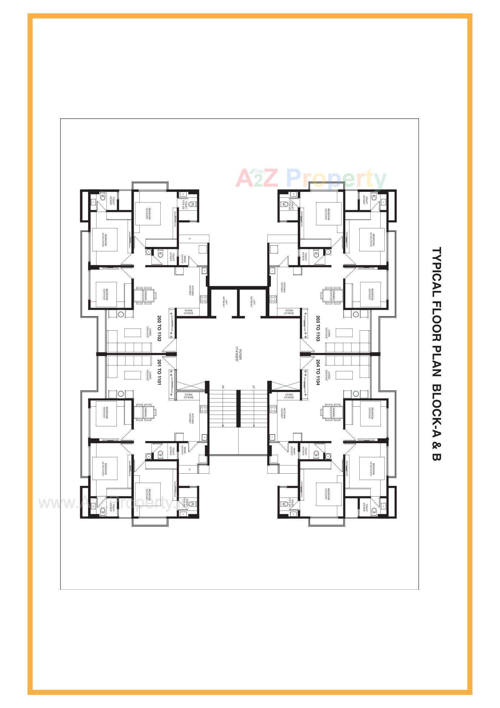 Layout of real estate project Tatva Integrity located at Vavol, Gandhinagar, Gujarat