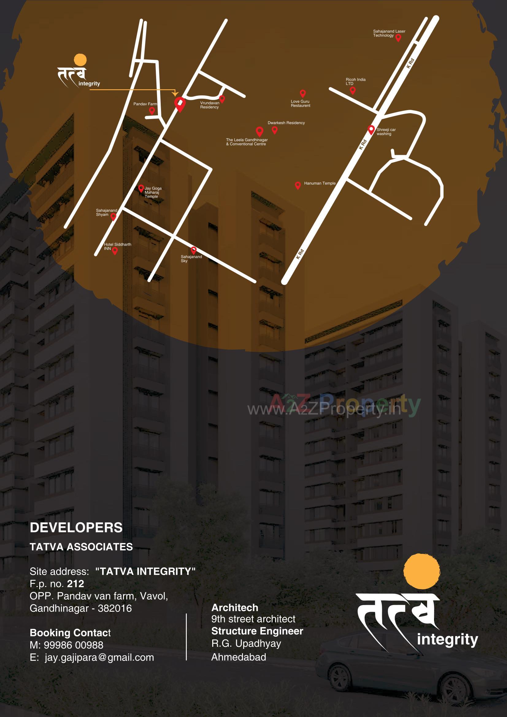  of real estate project Tatva Integrity located at Vavol, Gandhinagar, Gujarat