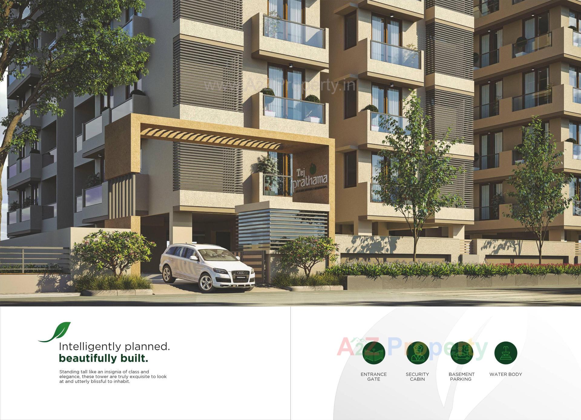 3D Elevation of real estate project Tej Prathama located at Pethapur, Gandhinagar, Gujarat