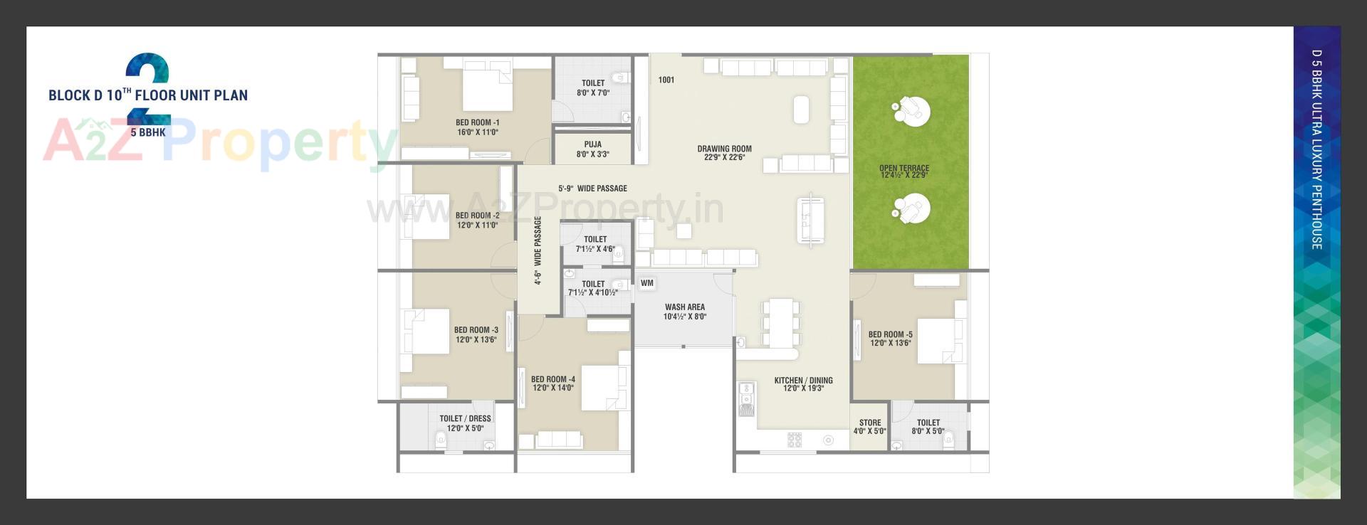 Layout of real estate project Texas located at Raysan, Gandhinagar, Gujarat