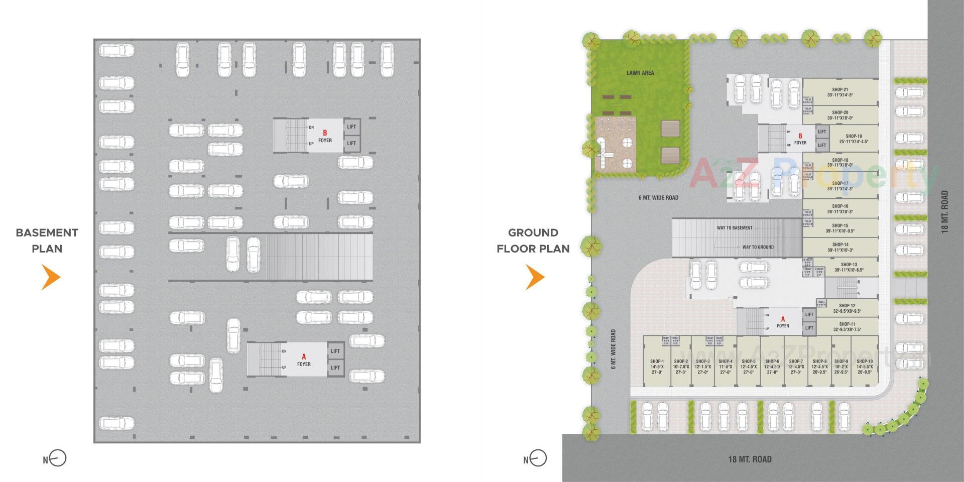 Layout of real estate project Texas located at Raisan, Gandhinagar, Gujarat