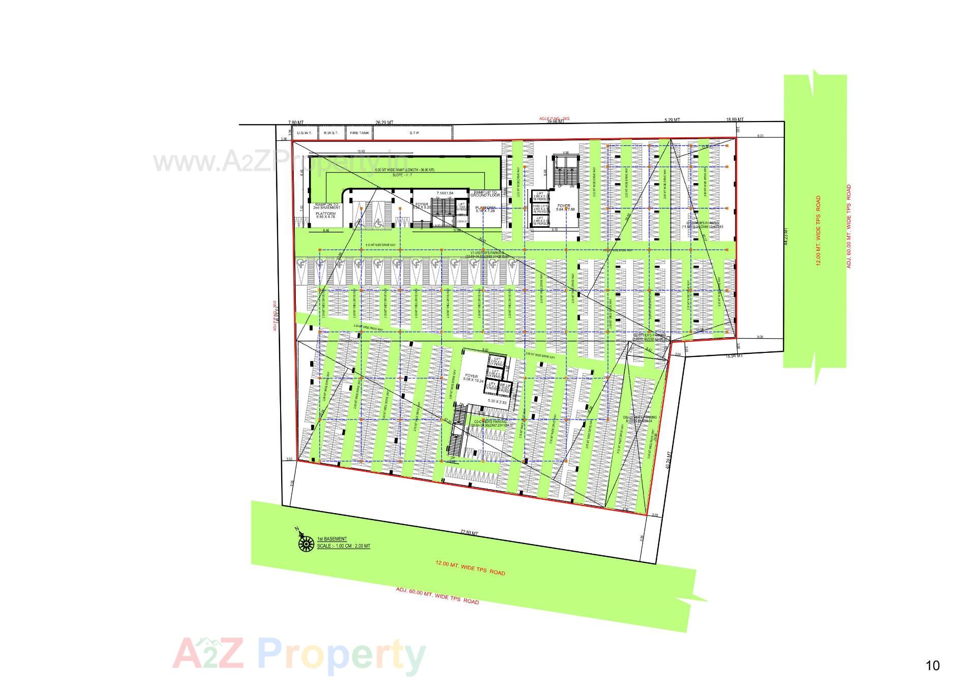 Layout of real estate project The Address located at Gandhinagar, Gandhinagar, Gujarat
